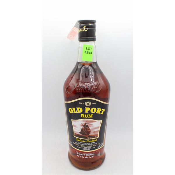 OLD PORT RUM DELUXE CRAFTED RUM 750ML 42.8%