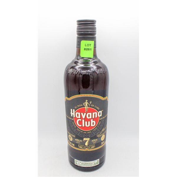 HAVANA CLUB AGED 7 YEAR CUBAN RUM 750ML 40%