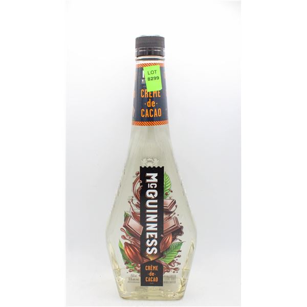 MCGUINESS CREME DE CACAO LIQUEUR 750ML 15%