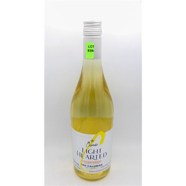 CUPCAKE LIGHT HEARTED CHARDONNAY 750ML 8%