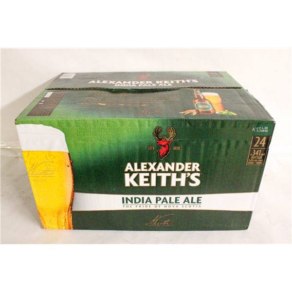 24 BOTTLES OF ALEXANDER KEITH'S INDIA PALE ALE