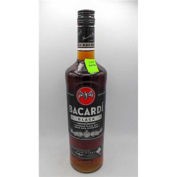 BACARDI BLACK SUPERIOR BLACK RUM 750ML 40%
