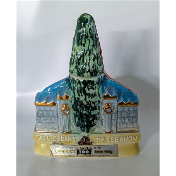 VINTAGE 1979 JIM BEAM TALL CEDARS OF LEBANON LABOR