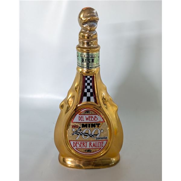 VINTAGE 1973 JIM BEAM DEL WEBB MINT 400 SAHARA DES
