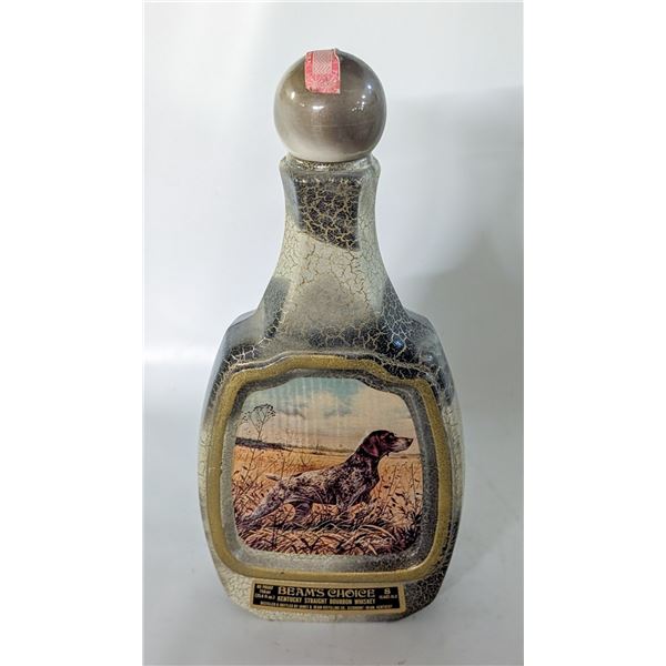 VINTAGE 1977 JIM BEAM IRISH SETTER DECANTER JAMES