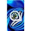 Image 8 : 2.5 Ct Golden Amber Green Lab Simulated Diamond Ring