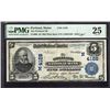 Image 1 : 1902 $5 Portland ME National PMG 25