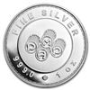 Image 2 : Silver Round 1oz Buffalo Pamp Coin