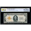 Image 1 : 1928 $100 Gold Certificate PCGS 65PPQ