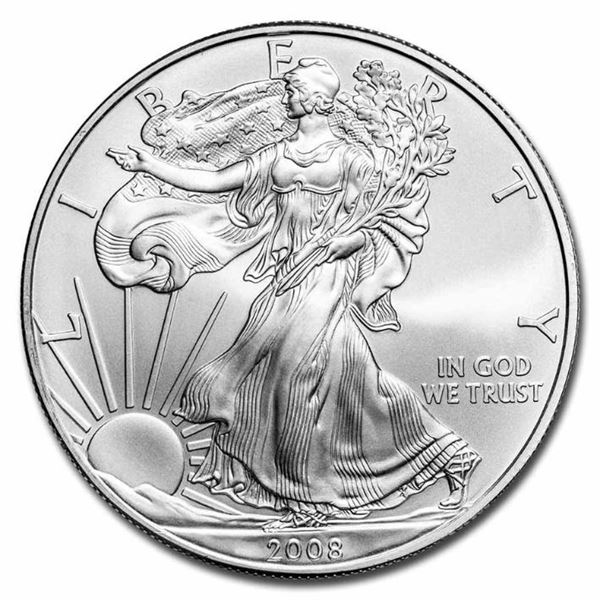 2008 American Silver Eagle 1oz BU Coin