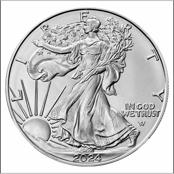 2024 American Silver Eagle 1oz BU Coin
