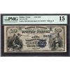 Image 1 : 1882 $20 Dallas TX National PMG 15