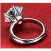 Image 2 : Sparkling 3.5 Ct Ice Blue Fire Moissanite Ring