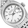 Image 2 : Rolex Ladies Stainless Steel 14K Fluted Bezel Date Watch