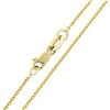 Image 7 : Mayors 14K Gold Alternating Diamond & Ruby Small Open Heart Pendant & 16 Chain