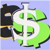 Image 2 : Dollar Sign (Purple) by Steve Kaufman (1960-2010)