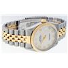 Image 3 : Rolex Mens Two Tone Cream Arabic Jubilee Dial Sapphire Datejust Wristwatch 36MM