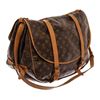 Image 3 : Louis Vuitton Brown Monogram Leather Saumur 43cm Shoulder Bag