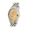 Image 3 : Rolex 36MM Two Tone 18K Yellow Gold And Stainless Steel Diamond And Emerald Date