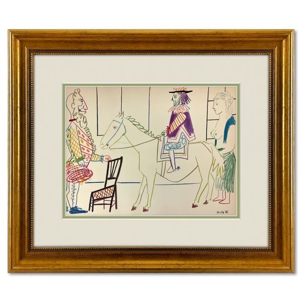 La Comedie Humaine 31.1.54-VII by Picasso (1881-1973)