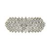 Image 4 : Estate 10K Two Tone Gold 1.0 ctw Round Prong Set Diamond 5 Row Wide Band Ring