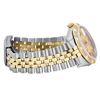 Image 7 : Rolex Mens 2 Tone Champagne Index Pyramid Diamond Bezel Datejust Wristwatch With