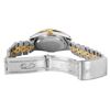 Image 9 : Rolex Mens 2 Tone Champagne Index Pyramid Diamond Bezel Datejust Wristwatch With