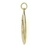 Image 2 : Vintage 9 ctw Gold Capricorn Zodiac Diamond Cut Textured Medallion Charm Pendant