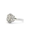 Image 3 : 18kt WG Diamond Cluster Flower Ring (SM)