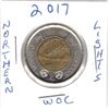 Image 1 : 2017 Canadian Toonie,Northern Lights With out Colour