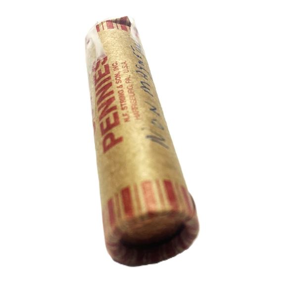 Roll of Canadian Small Cent Pennys Non-Magnetic