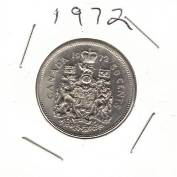 1972 Canadian Half Dollar