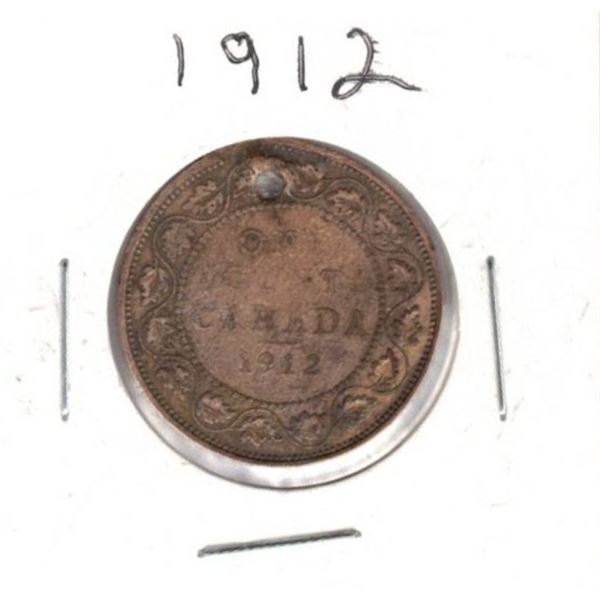 1912 Canadian Large One Cent