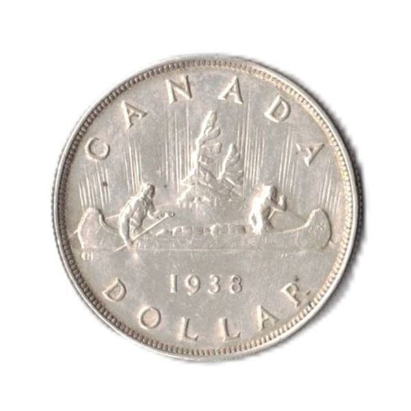 1938 Canadian Silver Dollar