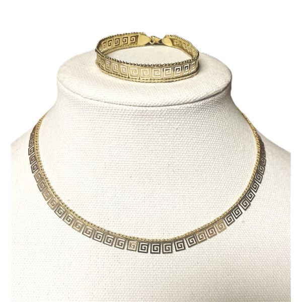 14kt Gold Chain and Bracelet , 25.7 g