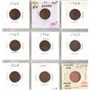 Image 1 : Canadian Small Cent,1920, 1921, 1928, 1929, 1932,1933,1938,1965,1979