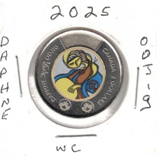 2025 Canadian Toonie Daphne Odjig, WC