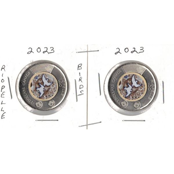 Canadian Toonies, Riopelle Birds, WC