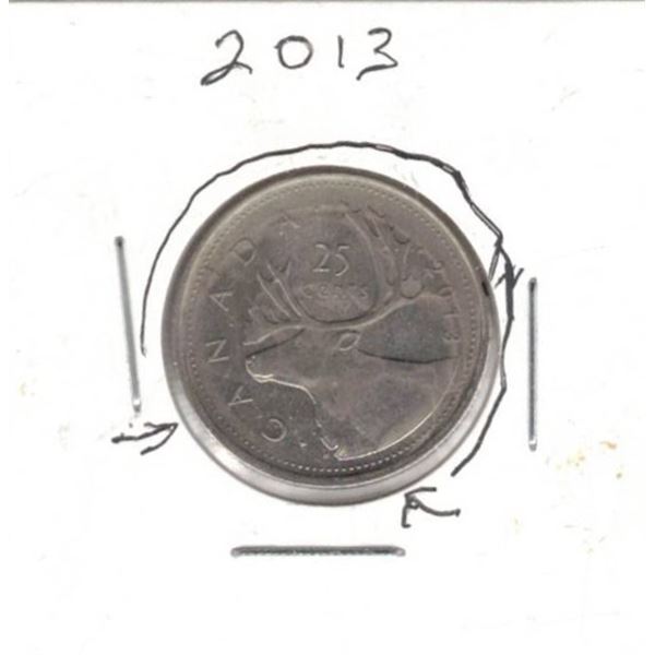 Canadian  Quarter, Two Toned Discolouration