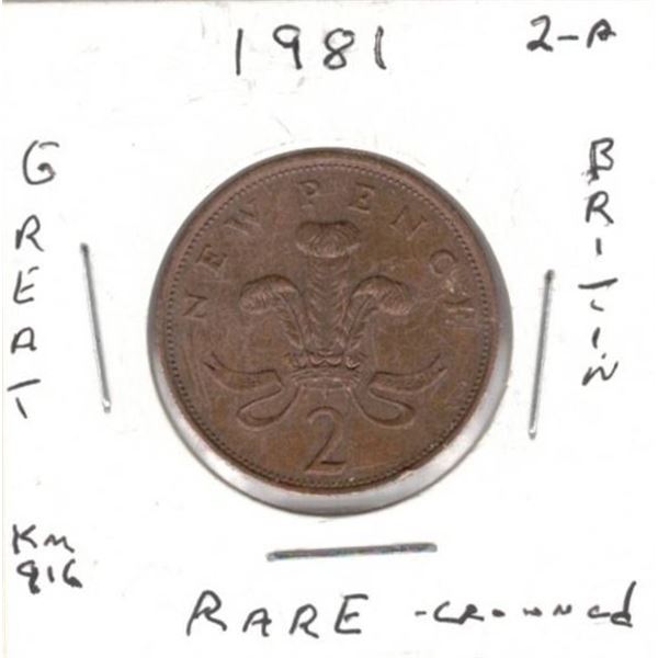 Great Britian,2- New Pence. Rare