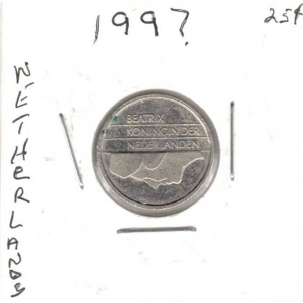 Netherlands Iguiden Coin, 25 Cent