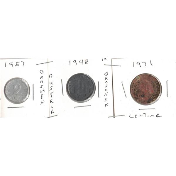 THREE Austrian Coins