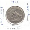 Image 1 : Mexico, 1 Peso, Moneda Coin