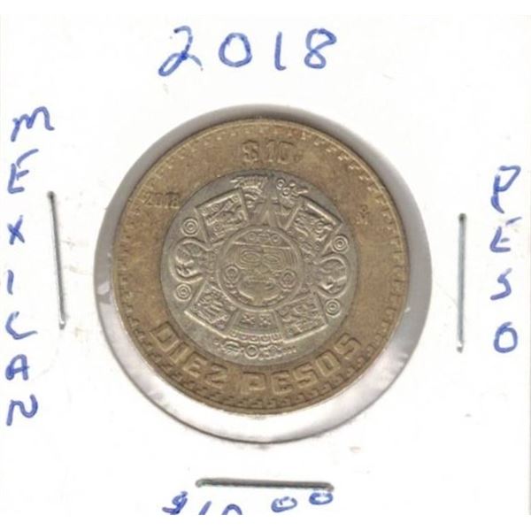 Mexico 10.00 Peso Coin
