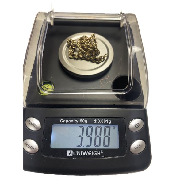 10 kt  Gold Chain (needs repair) 3.989g