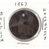 Image 1 : 1867 British Half Penny