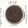Image 1 : 1875 British Half Penny