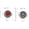 2015 Poppy Quarter,  With Colour and Without Colour