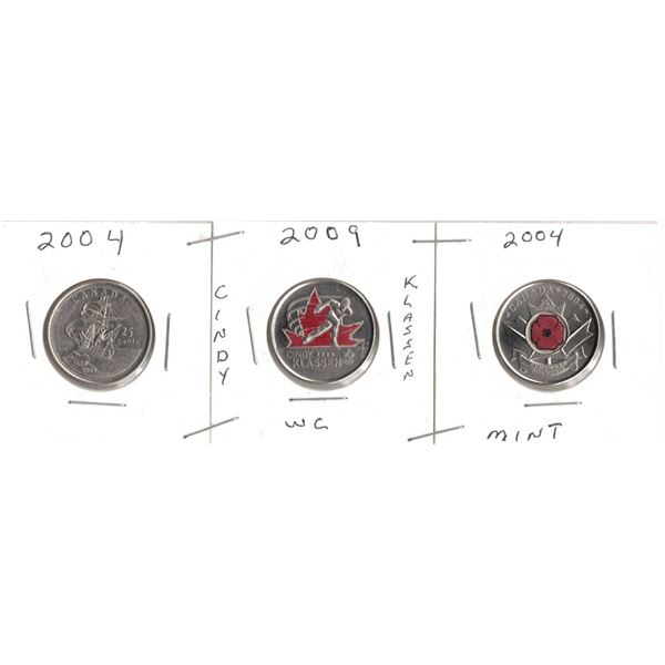 THREE  Quarters ,  2004   Saint Croix Island,2007 Cindy Klassen and 2004 Coloured Poppy