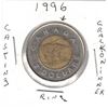1996 Two Dollar Coin with Casting Ring